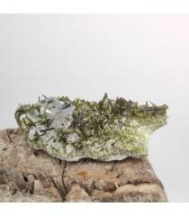Epidote et quartz, Cevins, Savoie (73)