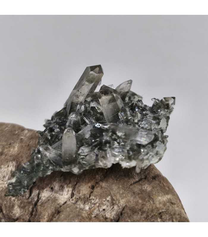 Quartz chlorité , Le Clot, Isère (38)