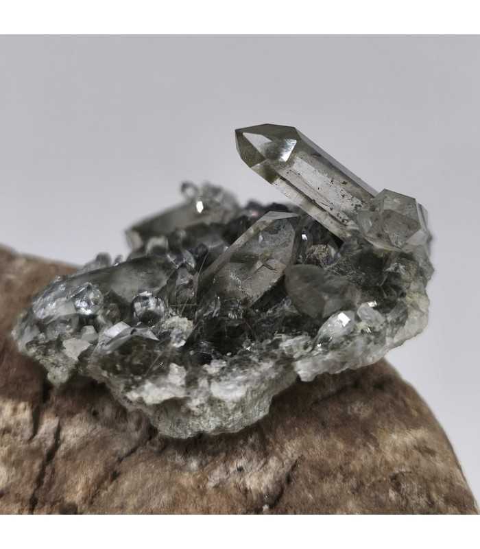 Quartz chlorité , Le Clot, Isère (38)