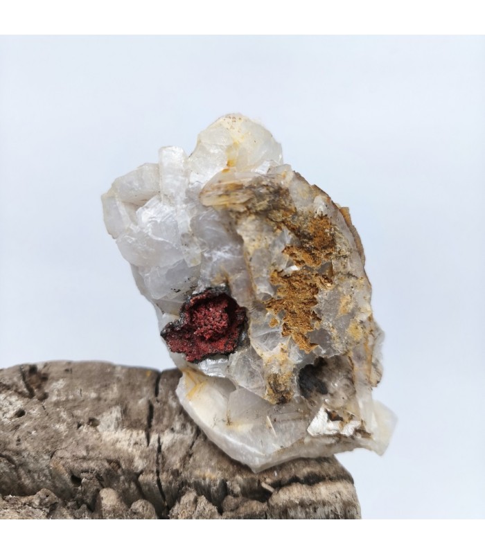 Cinabre sur Baryte, La Mûre (Isère)