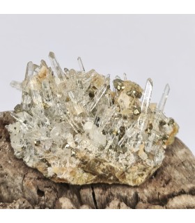 Quartz, Pyrite, Dolomite, Saint Pierre de Mésage , Isère (38)