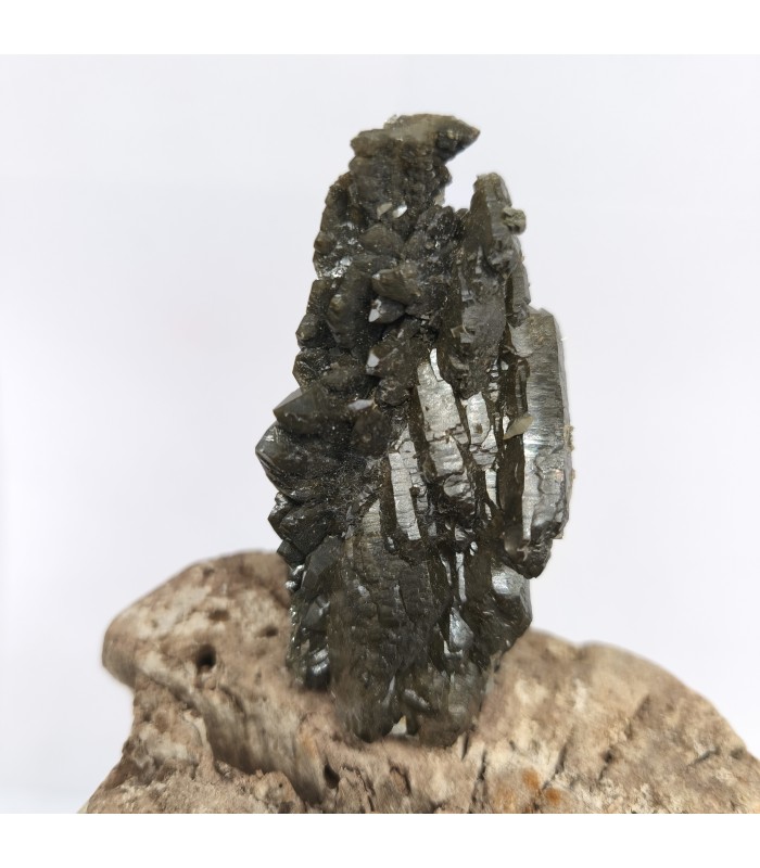 Quartz chlorité et anatase, Grandes Rousses, Isère, (38)