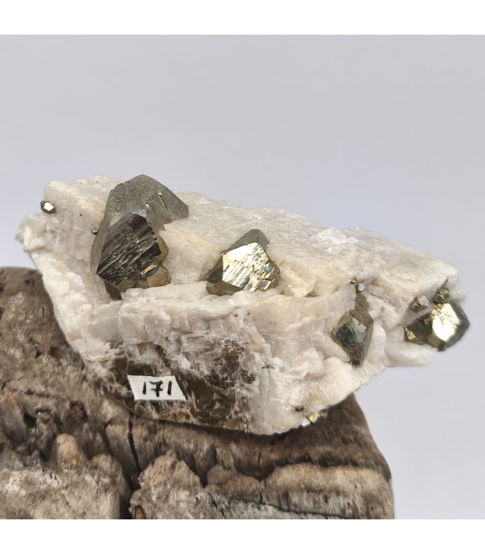Pyrite sur Ankérite, Saint Pierre de Mésage , Isère (38)