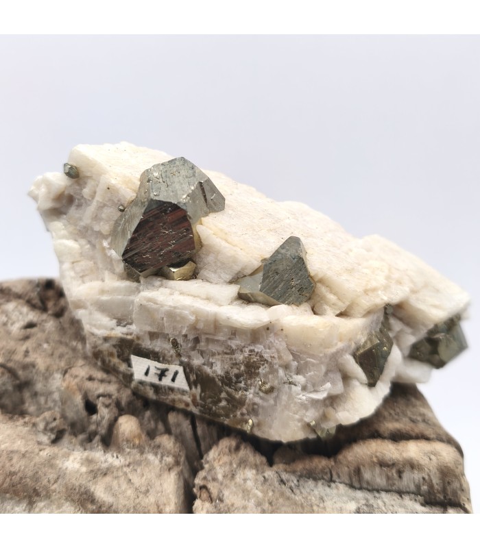 Pyrite sur Ankérite, Saint Pierre de Mésage , Isère (38)