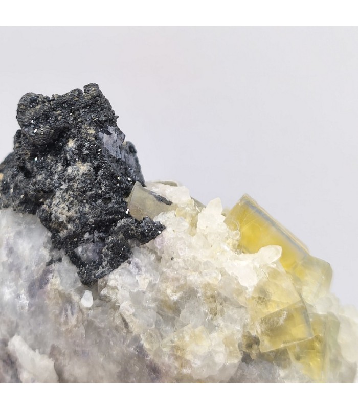 Fluorite et Galène, Versilhac , Haute Loire (43)