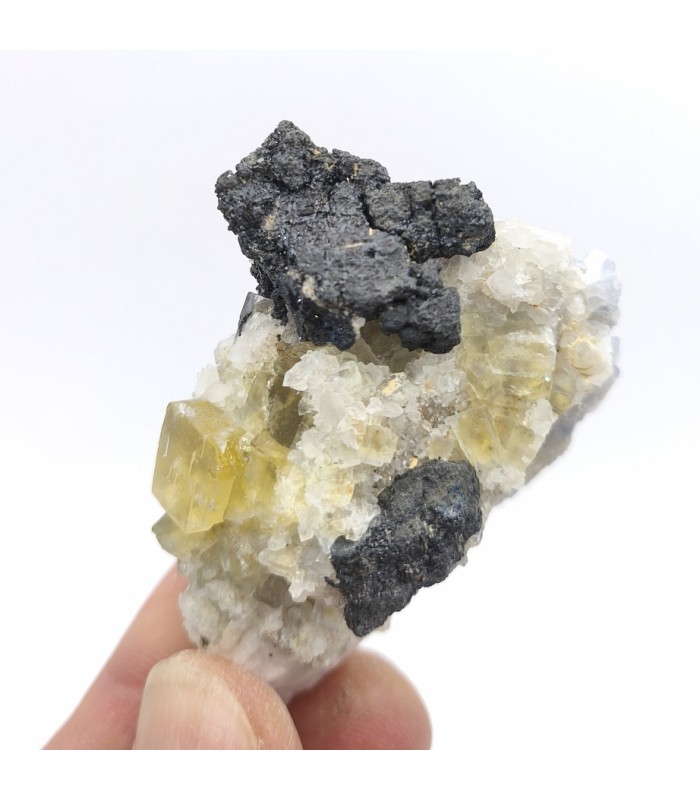 Fluorite et Galène, Versilhac , Haute Loire (43)