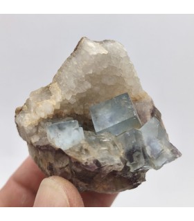 Fluorite, Bisage, Puy de Dôme (63)